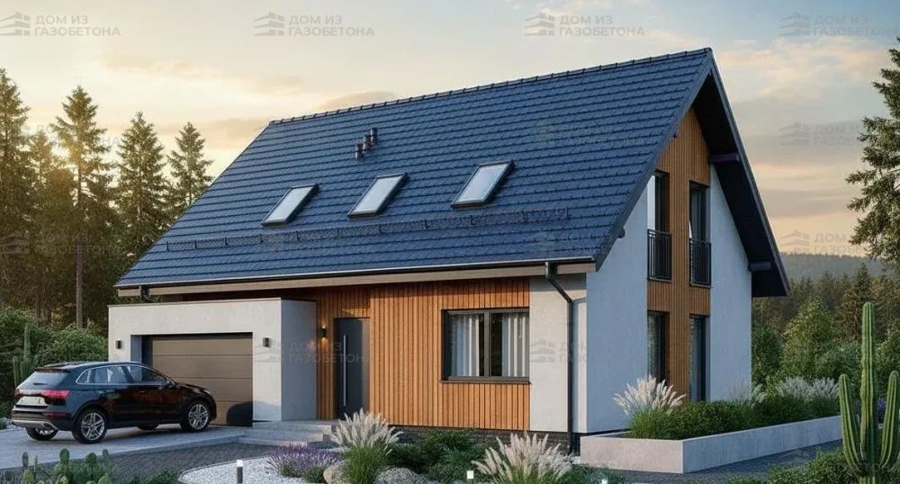 Проект Двухэтажный дом 14 на 11, 164 м2