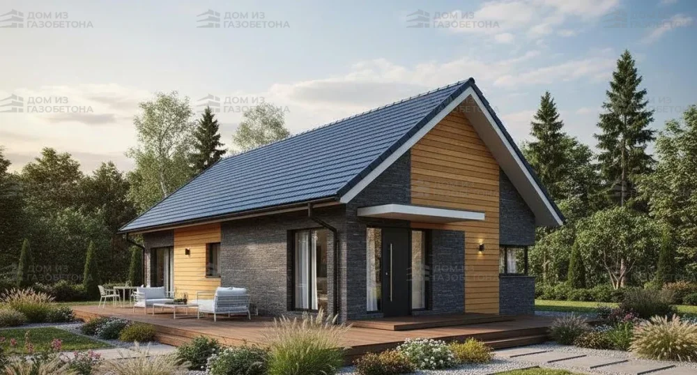 Проект Двухэтажный дом 11 на 7, 144 м2