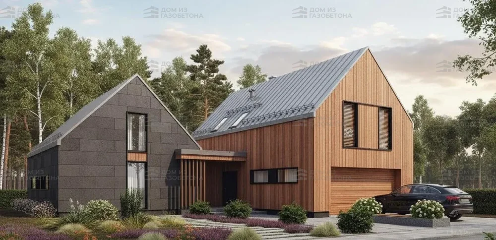 Проект Двухэтажный дом 17 на 16, 205 м2