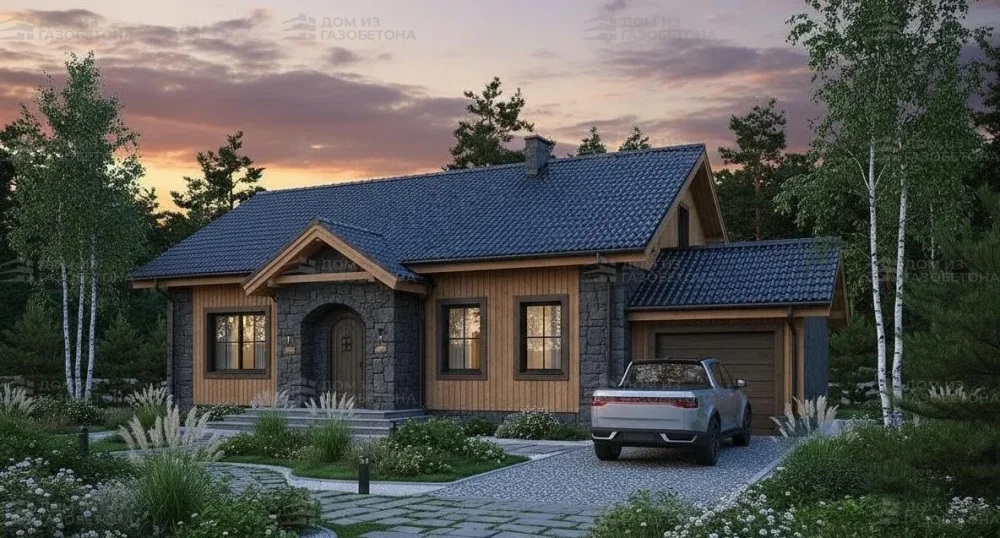 Проект Двухэтажный дом 14 на 12, 190 м2