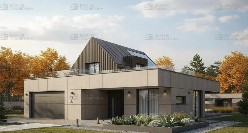 Проект Двухэтажный дом 14 на 18, 204 м2