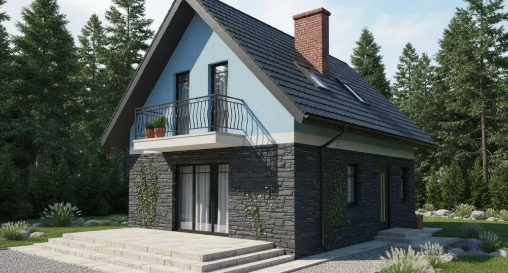 Проект Двухэтажный дом 6 на 11, 110 м2