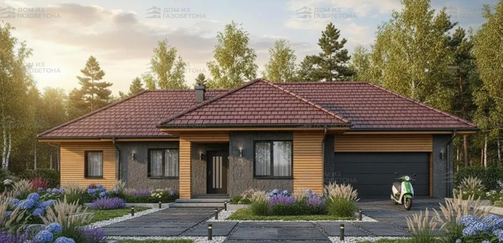 Проект Двухэтажный дом 19 на 16, 251 м2