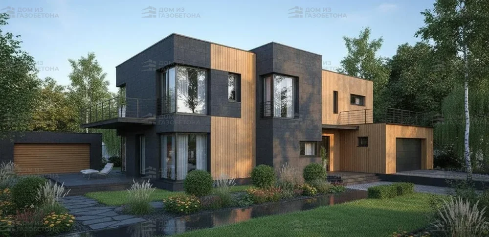 Проект Двухэтажный дом 22 на 13, 234 м2